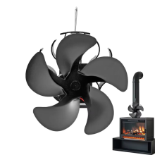 Wärmebetriebener Ventilator, ohne Strom, für Holzofen, Heizung, leise, für den Innenbereich, für Holzbrennerrohr, A