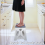 Foldable Step Stool,12.9" Tall Up to 300 Lb Sturdy Plastic Folding Stool, Portable Small, Compact Stool 6