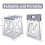 Foldable Step Stool,12.9" Tall Up to 300 Lb Sturdy Plastic Folding Stool, Portable Small, Compact Stool 2