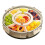 Six Grids Multi Compartment Fruit Tray Round Snack Box for Home Organization Clear Divided Rotating Serving 7