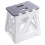 Foldable Step Stool,12.9" Tall Up to 300 Lb Sturdy Plastic Folding Stool, Portable Small, Compact Stool 1