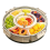 Six Grids Multi Compartment Fruit Tray Round Snack Box for Home Organization Clear Divided Rotating Serving 1