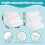 Adjustable 3 Steps Litter Box Ramp with Filter Function, Detachable Trapper, for Small & Elderly Cats White 4