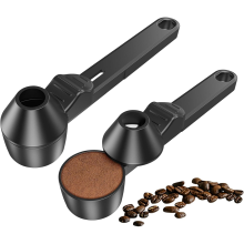 2pcs Coffee Scoop & Funnel for Reusable K Cup Refillable Pods, Measuring Spoon 2 Tablespoon