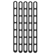 Lot de 5 loquets de couvercle en silice réutilisables, sangles de fixation universelles pour mijoteuses et plats de transport