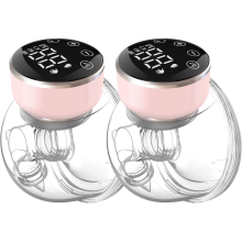 Tire-lait portable avec écran LED, électrique, 3 modes, 9 niveaux et faible bruit, bride de 24 mm, 2 pièces
