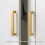 Solid Brass Simple Style Kitchen Handle Cabinet Drawer Wardrobe Gold Handle, Comfortable Feel, Hole Distance 128 mm 5