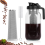 Cold Brew Coffee Maker Pitcher,64oz Iced Tea Pitcher for Fridge with Filter, Pour Spout Lid 2