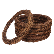 6 Pcs 12 Inch Natural Grapevine Wreath Set, Hand-Woven Wreaths for DIY Crafts, Christmas Decorations