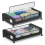 Under Bed Storage with Wheels,2-Pack Containers Lids Rolling Drawer for Clothes,Shoes,B 1