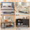 Under Bed Storage with Wheels,2-Pack Containers Lids Rolling Drawer for Clothes,Shoes,A 4