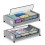 Under Bed Storage with Wheels,2-Pack Containers Lids Rolling Drawer for Clothes,Shoes,A 8