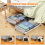 Under Bed Storage with Wheels,2-Pack Containers Lids Rolling Drawer for Clothes,Shoes,A 3