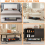 Under Bed Storage with Wheels,2-Pack Containers Lids Rolling Drawer for Clothes,Shoes,B 5