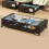 Under Bed Storage with Wheels,2-Pack Containers Lids Rolling Drawer for Clothes,Shoes,B 2