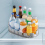 Refrigerator Rotating Storage Rack Rotatable Fridge Box Turntable Organizer for Cabinet Kitchen B 4