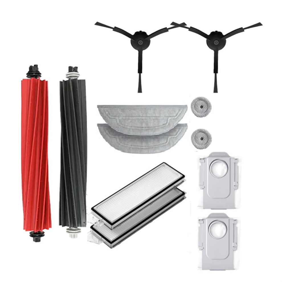 For S8 Maxv Ultra Robot Vacuum Cleaner Accessories Mop Cloth Bags Side Brush Filter Replaceable Set 4853510373142