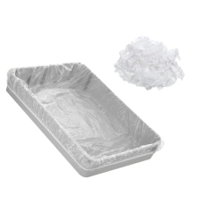 50 Pcs Disposable Cage Liners, Clear Plastic Rabbits Liner Bag, Universal Toilet Film for Bunny, Hamster