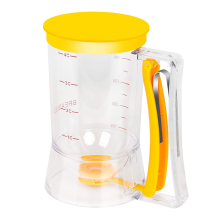 Pfannkuchenteig Spender Trichter Handkurbel Sieb Handheld Separator