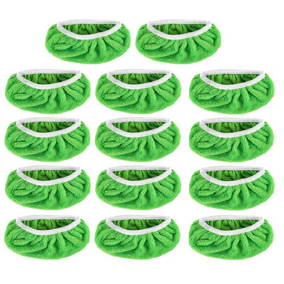 14Pcs Mop Pads Refill For Sweeper Mop-Dry Sweeping Cloths&Wet Mopping Cloths Washable Household Cleaning Set Exogio
