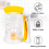 Pancake Batter Dispenser Funnel Hand-Crank Colander Handheld Separator 5