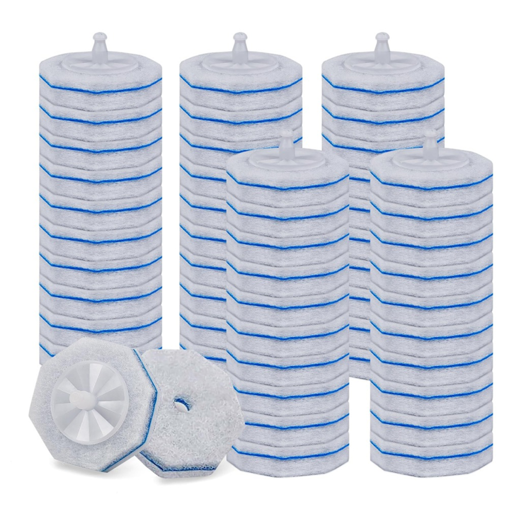 50 Count Disposable Toilet Bowl Wand Refills Suitable For Upgrade Heads Cleaning Exogio