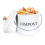 Kitchen Compost Bin for Countertop, 1Gallon Bucket with Lid, White 1