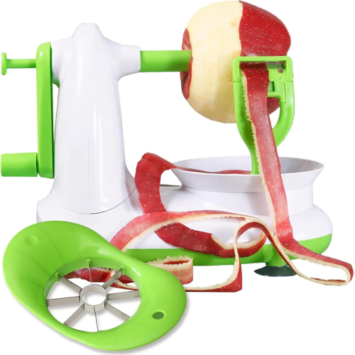 Pelapatate a manovella, Pelapatate a manovella per frutta e verdura in acciaio inossidabile, Pelapatate a mano piccola, Pelapatate per frutta, Gadget da cucina a manovella, Taglierino da cucina, Pelap