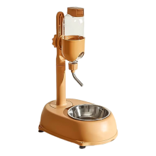 Automatic Pet Dispenser Anti-Tip Dog Bowl Drinking Water Bottle Feeder Hanging Kettle Cat Food Container Pets Supplies C