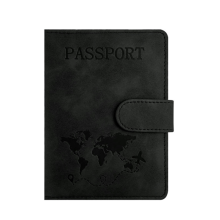 Passport Holders,RFID Blocking Bank Card Holder,PU Leather Holders for Travel with Magnetic Buckle
