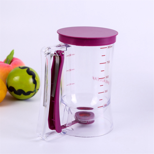 Multifunctional Batter Separator Funnel Hand-Crank Colander Handheld Dispenser 2