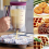 Multifunctional Batter Separator Funnel Hand-Crank Colander Handheld Dispenser 6