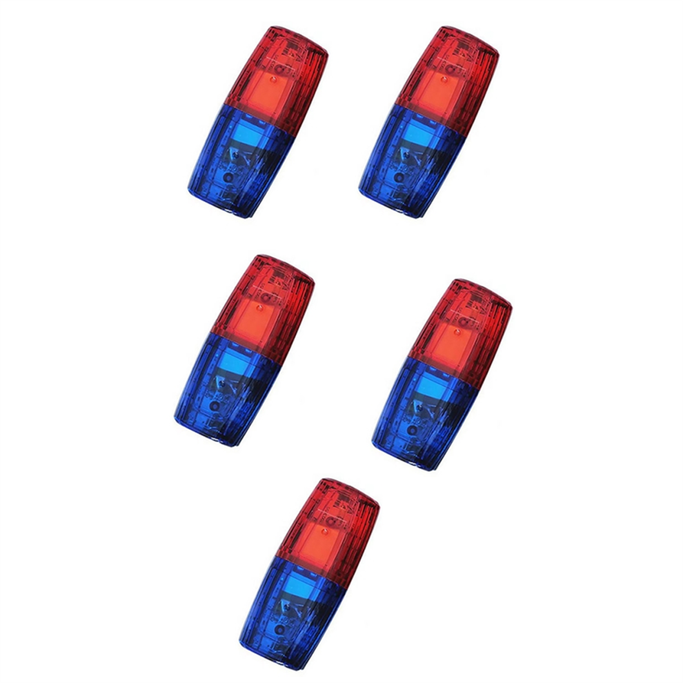 Led Caution Emergency Flashing Shoulder Clip Lamp Usb Rechargeable Police Warning Safety Beacon Lantern Red/Blue/Light 4853510372541