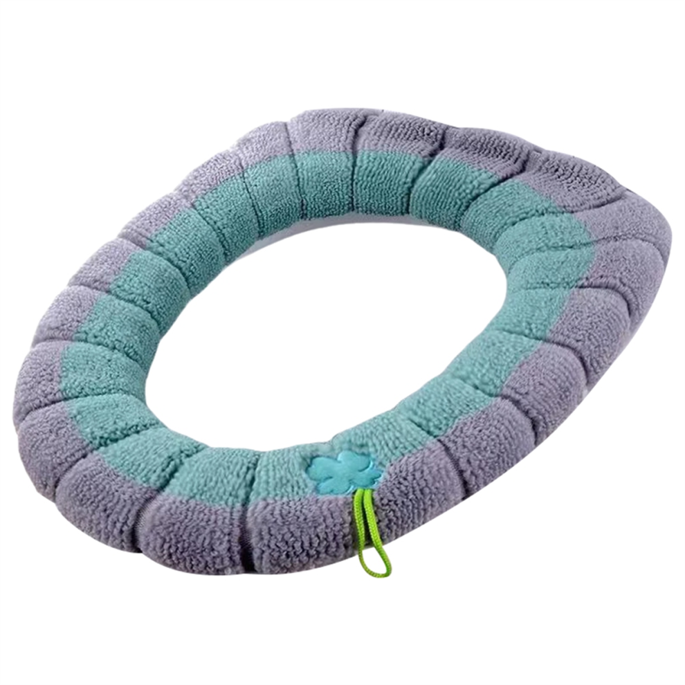 Exogio Universalportable Soft Washable Thickening Winter Plush Toilet Seat Cover Mat Bathroom Toiletpad With Accessories C