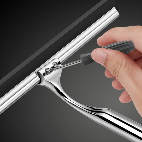 Shower Squeegee , Effective Rubber Blade for Window, Doors, Car Windshield, Mirrors, Kitchen Surfaces 2