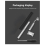 Shower Squeegee , Effective Rubber Blade for Window, Doors, Car Windshield, Mirrors, Kitchen Surfaces 7