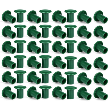 48 stücke Garten Cane Caps Sicherheit Topper Bambus Stick Auge Protector Ende für Bauernhof Anlage Unterstützung