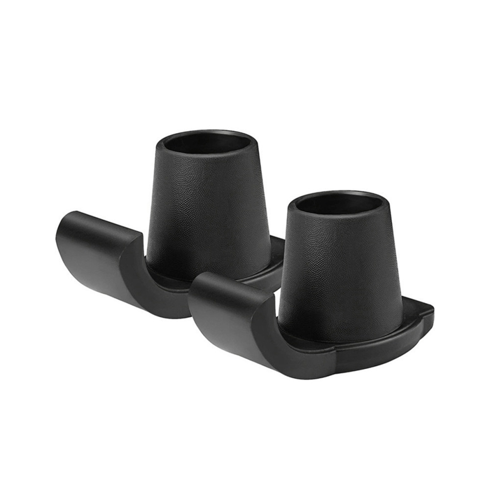 Exogio Ski Glides, Universal Foot Pads For Folding Walkers, Rubber Mobility Aids, Replacement Glide Caps Seniors Black