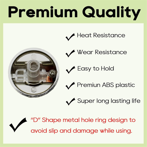5pcs AEZ73293801 Burner Control Knob Assembly Replacement for Range/Stove Cooktop, Replace Part 1