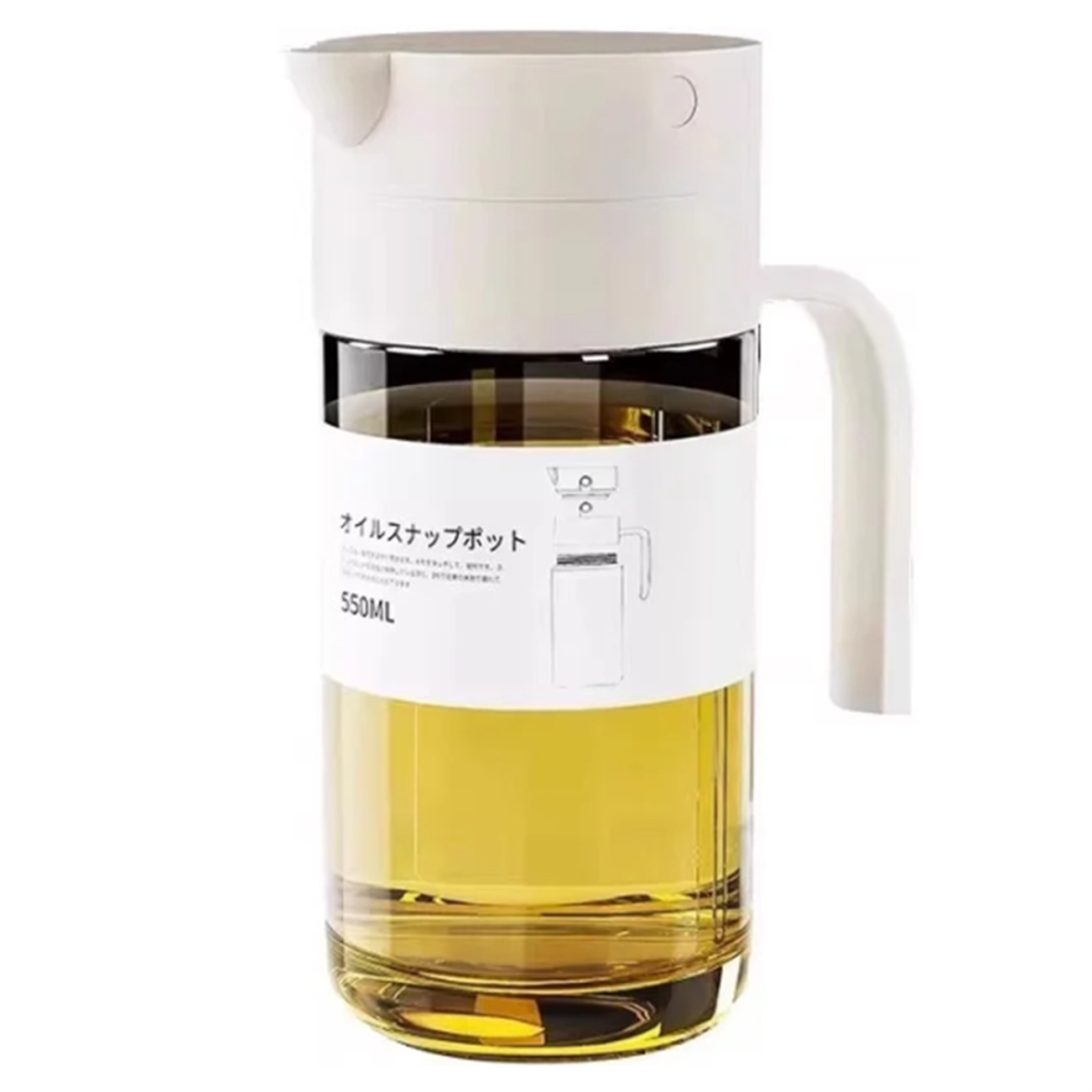 Photos - Battery Kitchen Oil Bottle Olive Dispenser Auto Flip Salad Dressing Cruet Glass Leakproof