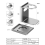 Support pour machine à expresso portable et pliable, support pour cafetière de bureau avec base, adapté 3