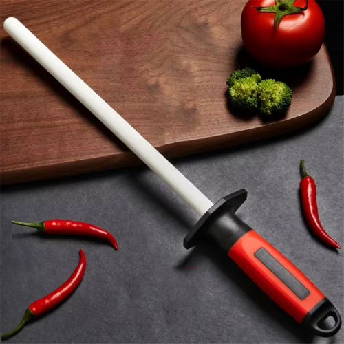 10Inch Sharpening Rod Ceramic Sharpener Steel Quickly System Professional Kitchen Tool 1
