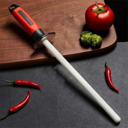 10Inch Sharpening Rod Ceramic Sharpener Steel Quickly System Professional Kitchen Tool 2