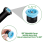 10 Pieces Variable Arc Nozzle, Sprinkler Heads Replacement Adjustable 0 - 360 Pattern Sprays Nozzle Blue 3