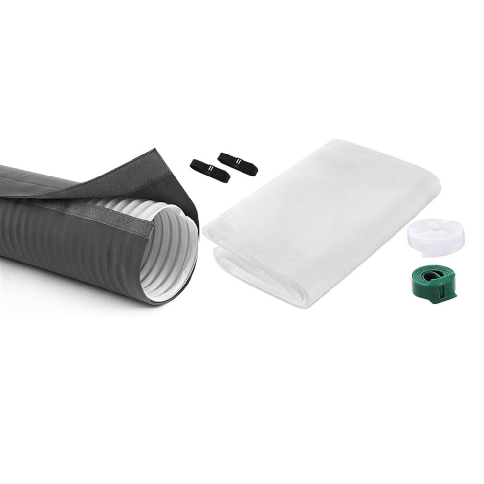 Portable Air Conditioner Window Vent Kit Ac Hose Cover Wrap Duct Insulation Sleeve Fit 5Inch & 5.9Inch Exhaust 4853510387781