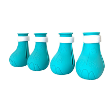 4 Pcs Adjustable Anti-Scratch Cat Protector Boots for Grooming Bathing,Protect Your Furniture and Skin From Claws A