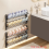Bathroom Slipper Rack Wall-Mounted Non-Perforated Double-Layer Hanger Shoe Foldable Storage 2