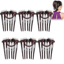 Bandette Comb, Bandette Comb with Elastic Band, Twist It Up Comb, Ponytail Bump It Up Volume Inserts Combs Fluffy Hair Comb