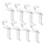 8PCS Clamp Support Bracket PVC Holder for Klemmfix Roller Blind, Double Blind Replacement Part Accessories 7