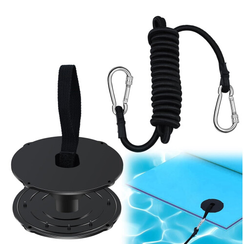 Floating Water Mat Tether Kit Lily Pad Straps and Grommet Foam 2